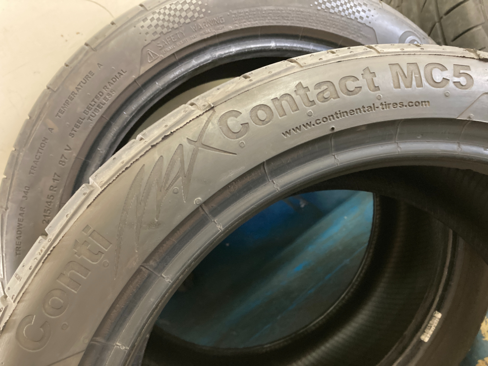 215/45R17 87V コンチネンタル Conti Contact MC5 楽天市場】コンチネンタル コンチ マックス コンタクト MC5